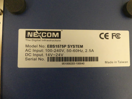 NEXCOM EBS1575P SYSTEM + Beckhoff FC3101