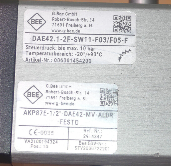 G.BEE AKP87E-1/2"-DAE42-MV-ALDR+ DAE42.1-2F-SW11-F03/F05-F