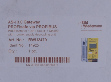 Bihl + Wiedemann AS-i 3.0 Gateway RS232 chip card , BWU2479