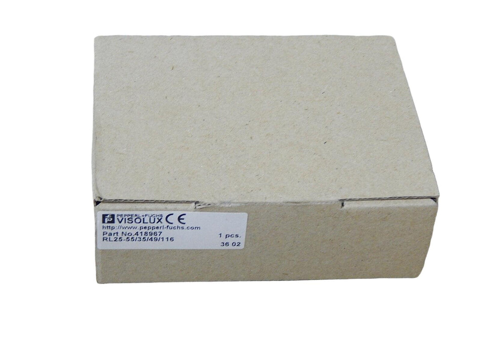 Pepperl + Fuchs Visolux Reflexionslichtschranke,RL25-55/35/49/116,418967 New