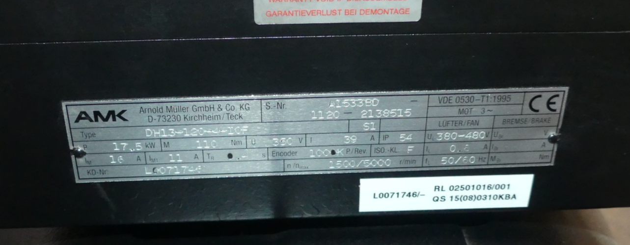 AMK DH13-120-4-I0F