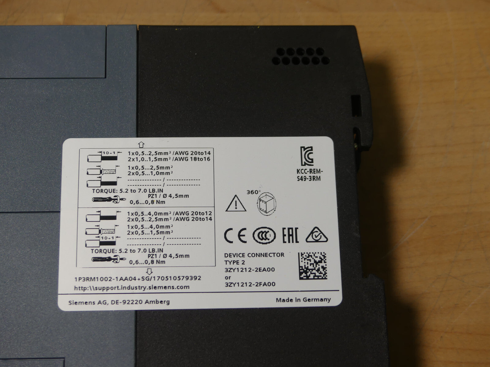 Siemens Sirius Motorstarter 3RM1002-1AA04