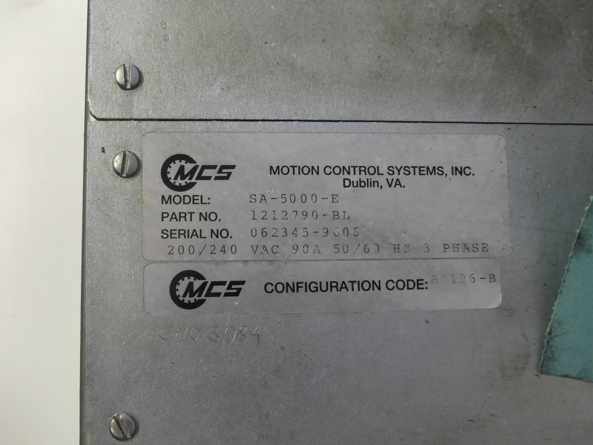 MCS SA-5000-E