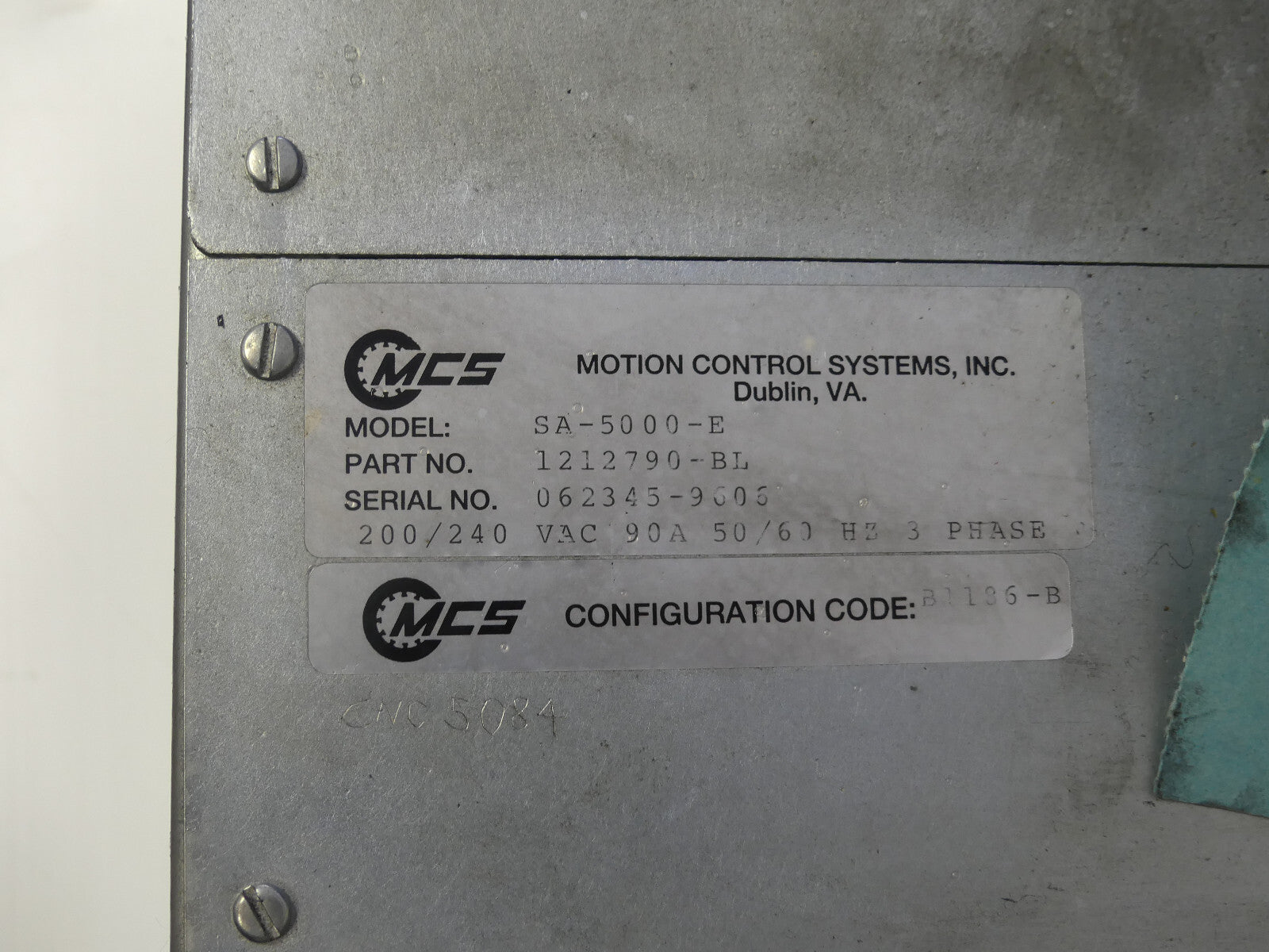 MCS SA-5000-E