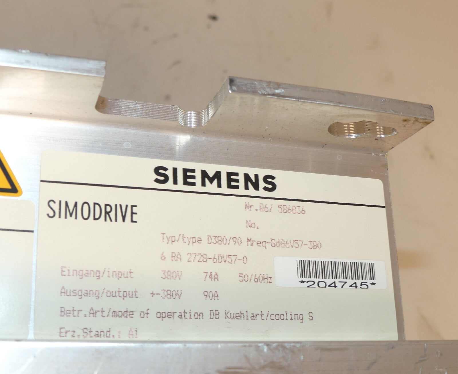 SIEMENS D380/90 Mreg GdG6V57-3B0 6RA2728-6DV57-0 6RA 2728-6DV57-0   s.Bilder