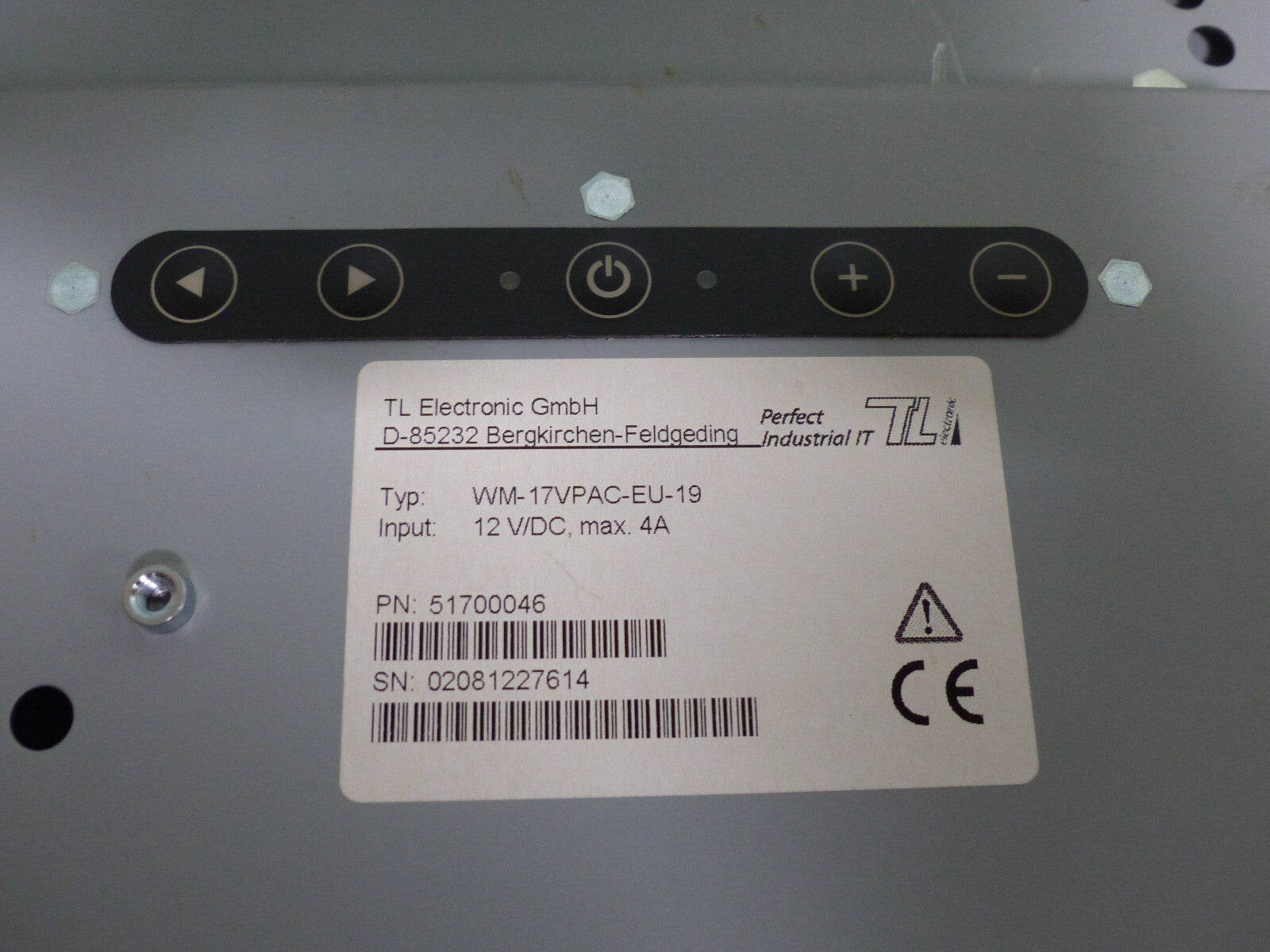 TL Electronic WM-17PAC-EU-19 LCD Industriemonitor