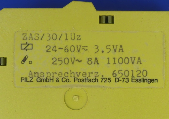 PILZ ZAS/30/1Uz 650120