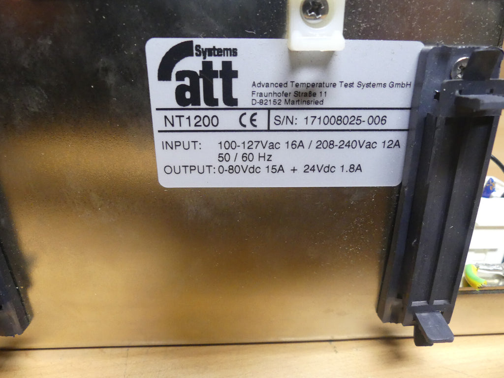 advanved temperature att NT1200 power supply S/N:171008025-006