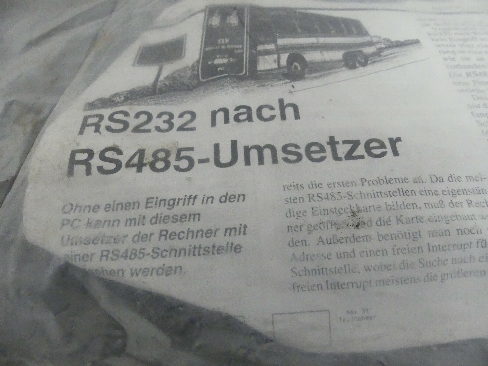 ELV RS232 to RS485 s. Bilder