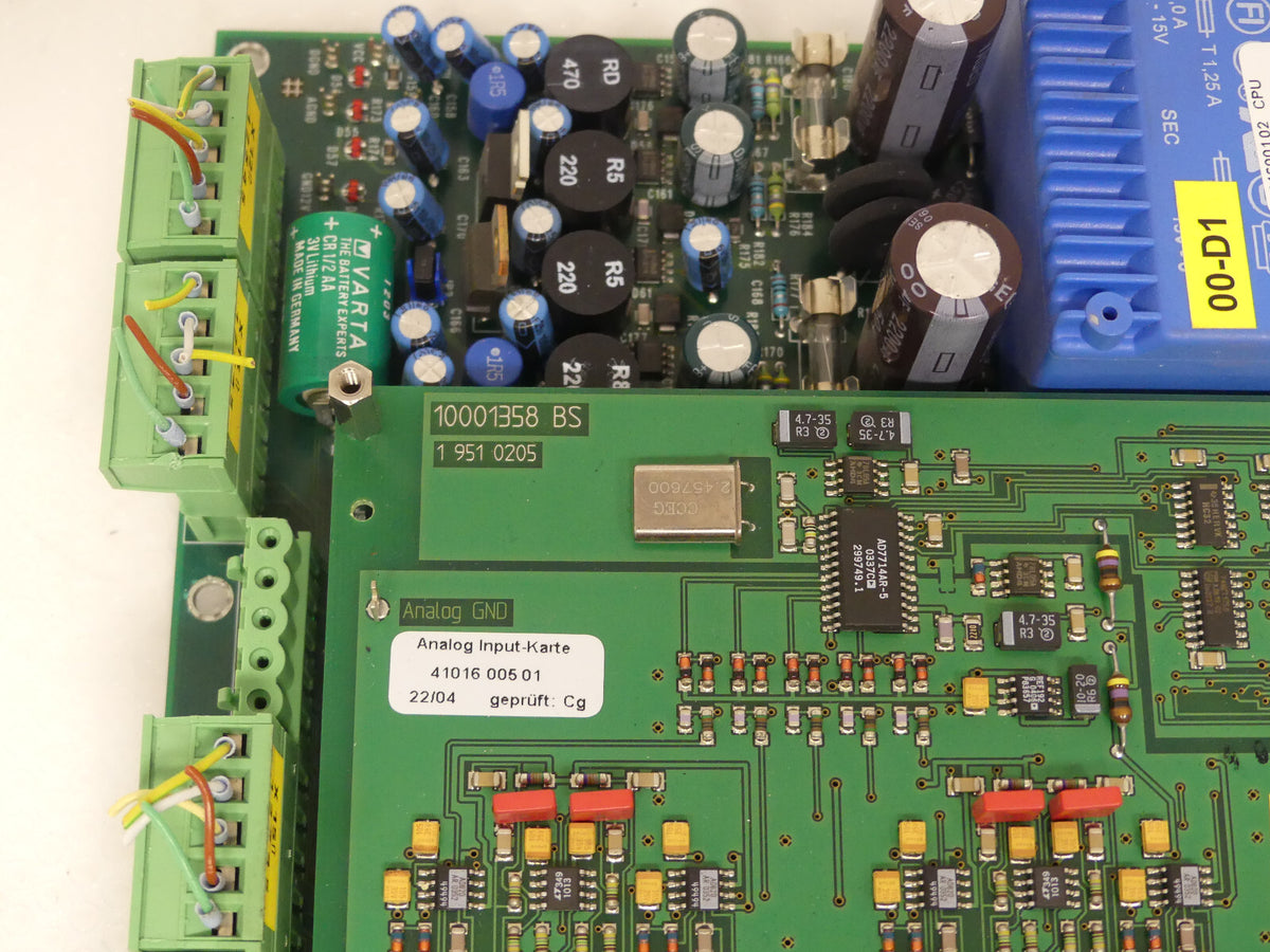 Rawe CTH001C CPU Board PCB Platine 10000430 MIT Analog input karte 4101600501