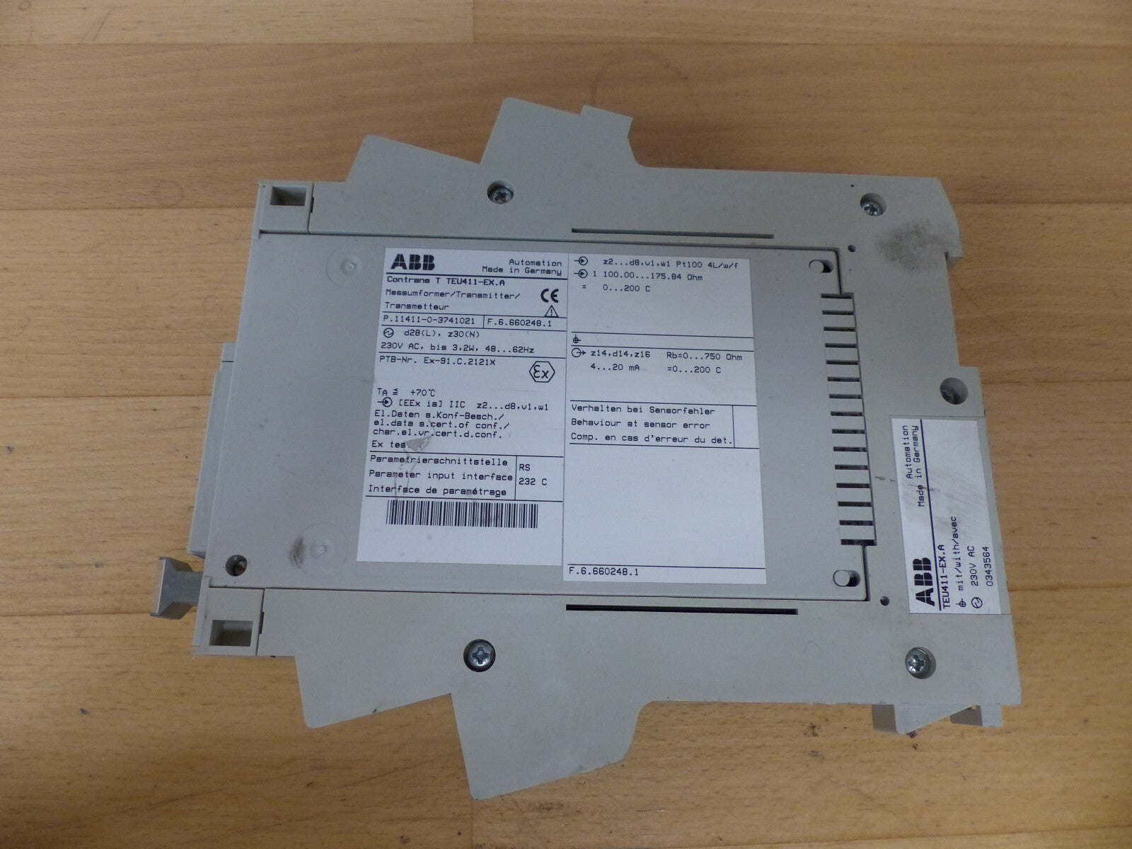 ABB CONTRANS T TEU 411-EX.A TRANSMITTER