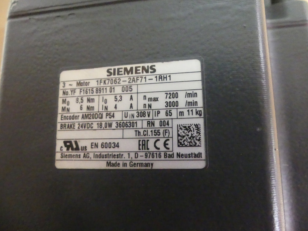 Siemens 1FK7062-2AF71-1RH1