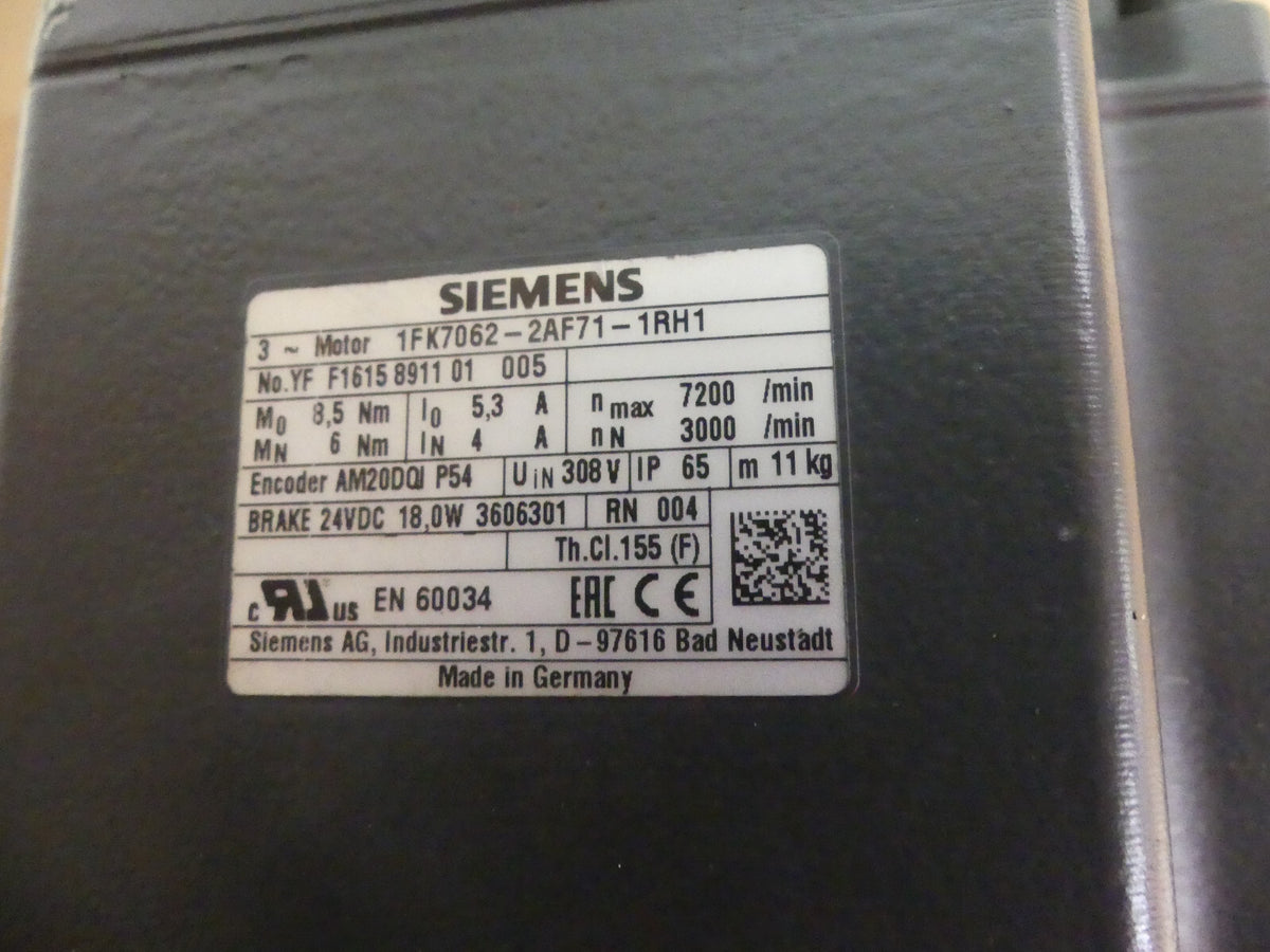 Siemens 1FK7062-2AF71-1RH1