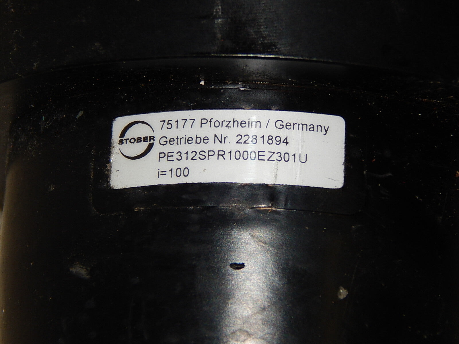  Stöber Servomotor  EZ301UDAAQ0P040 + Getriebe.PE312SPR1000EZ301U.i=100