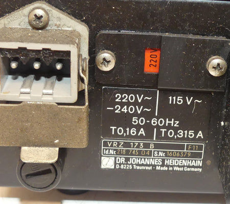HEIDENHAIN VRZ 173 B  VRZ173B id.Nr.218745 04