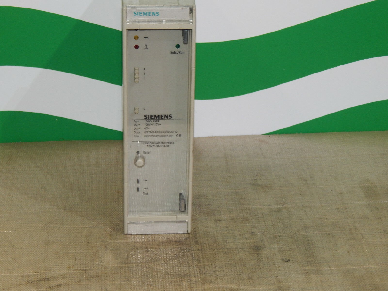 Siemens 7SN7100-3CA00 Erdschlußwischerrelais