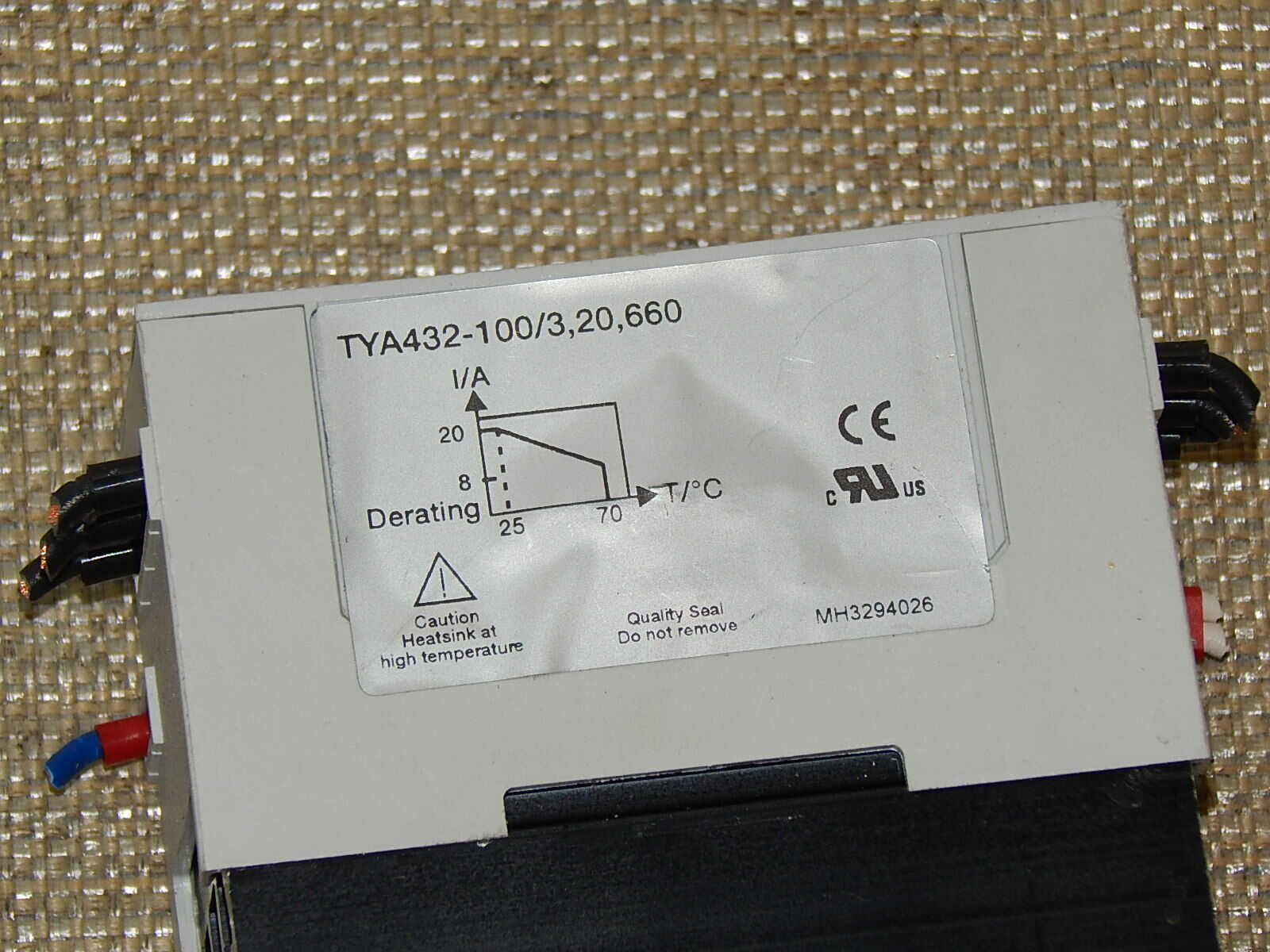 JUMO Leistungsschalter TYA 432-100/3,20,660 used