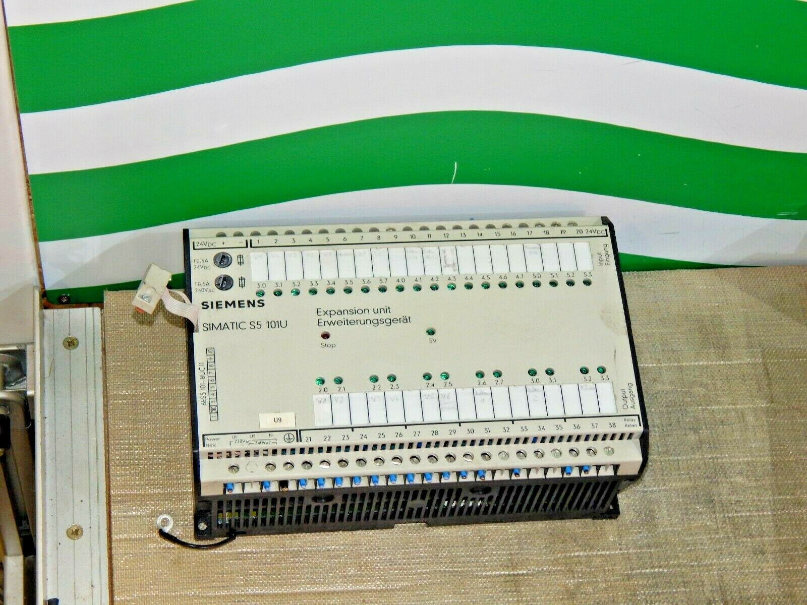  Siemens Simatic S5-101U 6ES5101-8UC11 Erweiterungsgerät 6ES5 101-8UC11 used