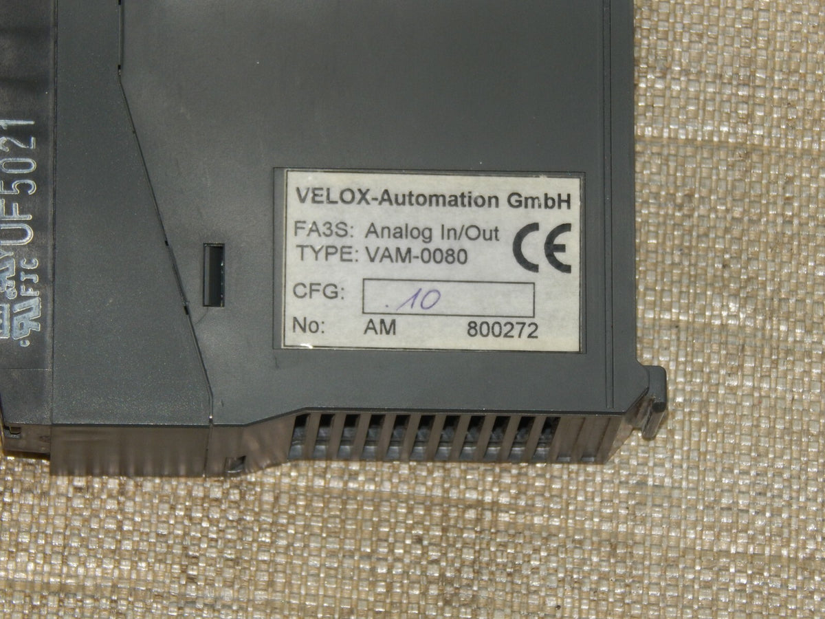 VELOX-Automation Analog In/Out  VAM-0080 VAM0080 used
