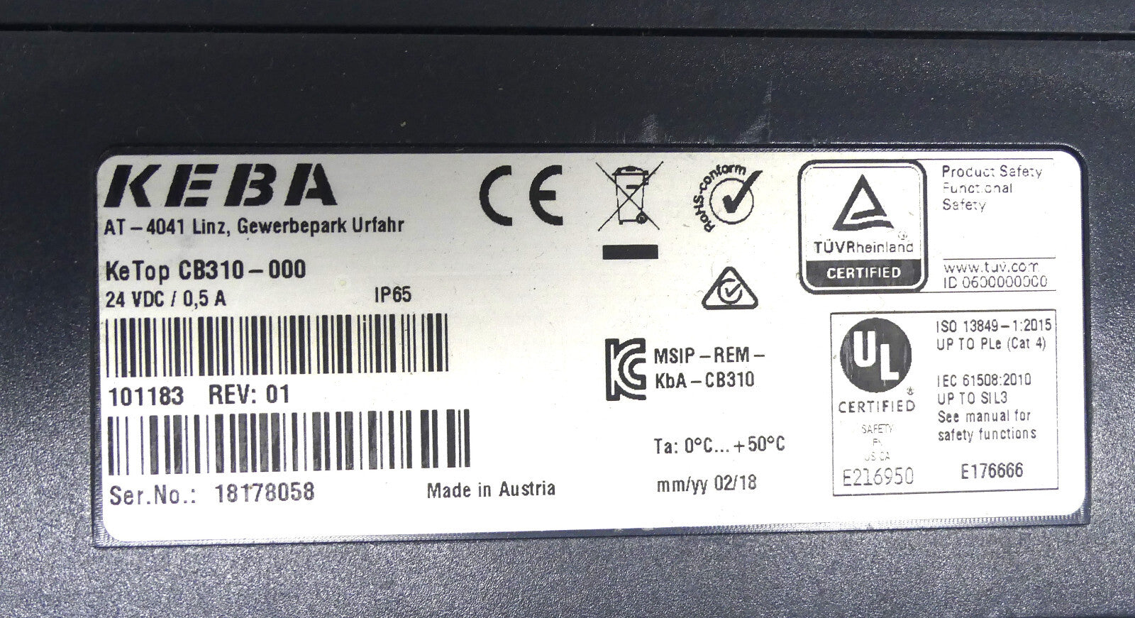 Keba CB310-000