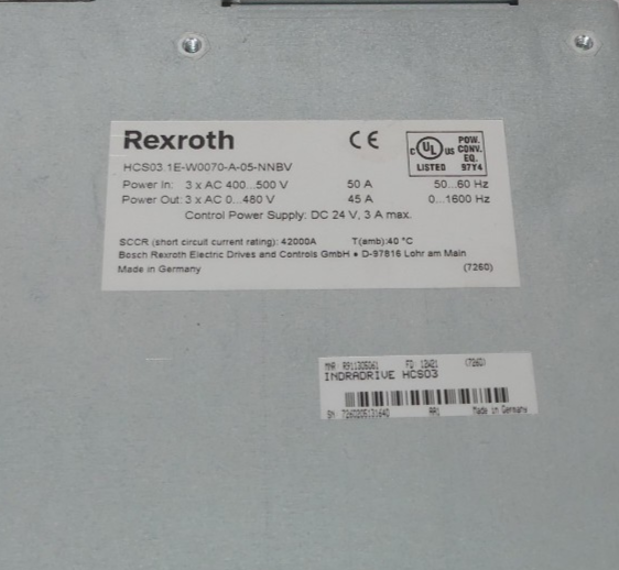 REXROTH HCS03.1E-W0070-A-05-NNBV + CSH01.3C-ET-ENS-NNN-CCD--S2-S-NN-FW