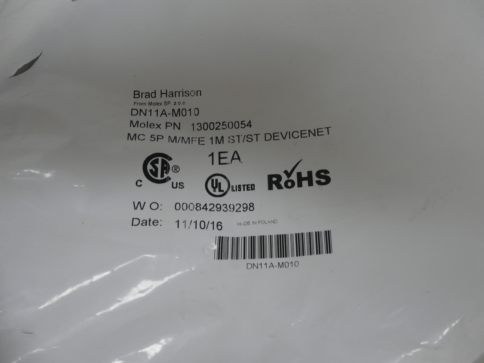 Brad Harrison DN11A-M010
