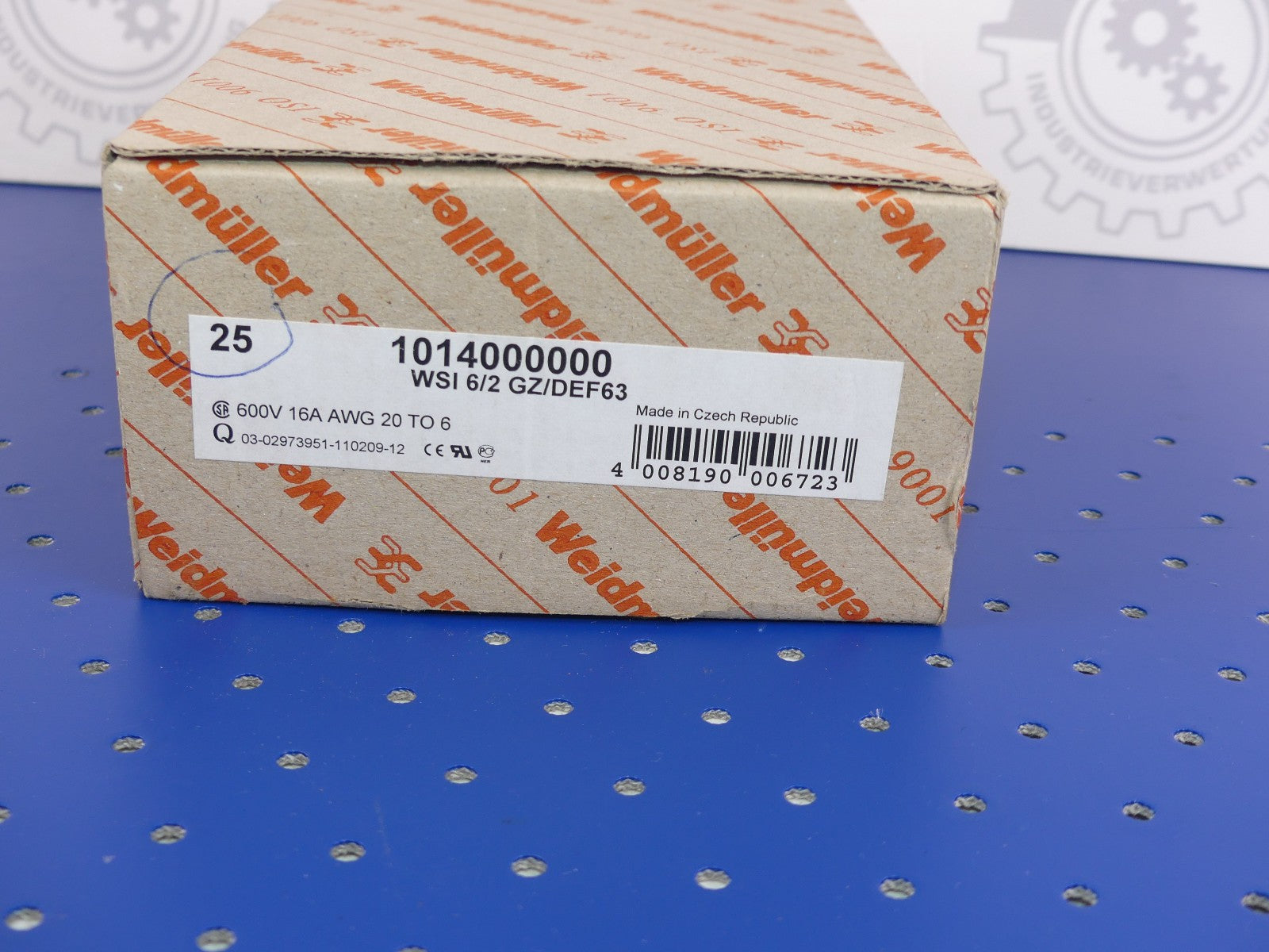 WEIDMÜLLER WSI 6/2 GZ/DEF63 1014000000 25Stk.