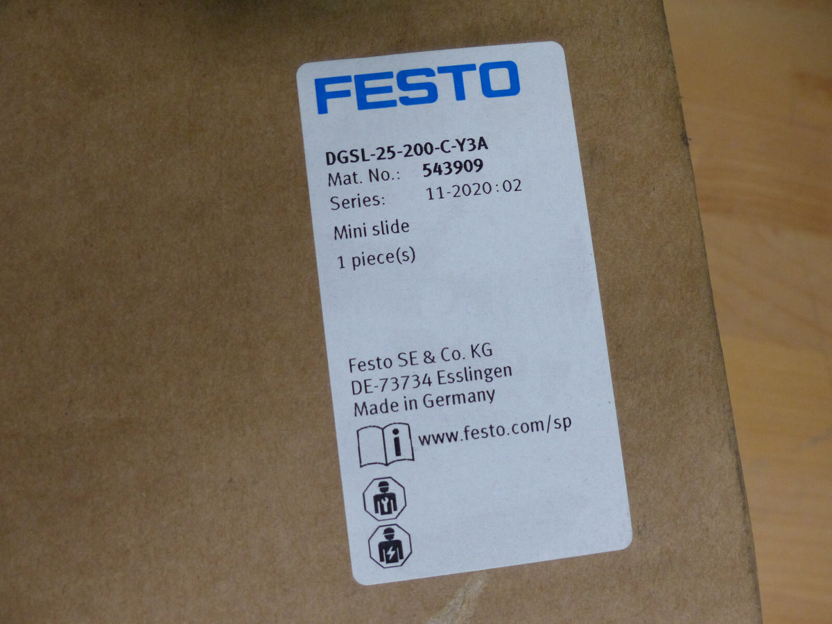 Festo DGSL-25-200-c-y3a   DGSL 25200cy3a