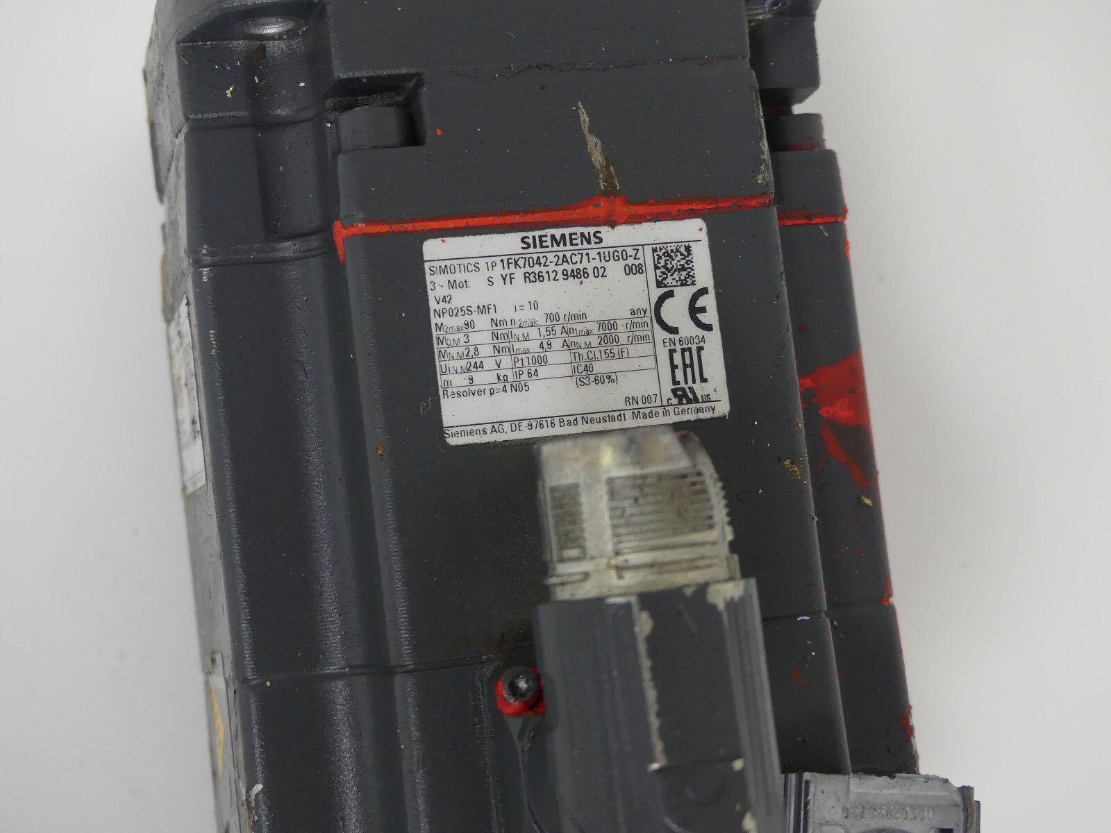 SIEMENS 1FK7042-2AC71-1UG0-Z   (s.Blider,Beschädigt)