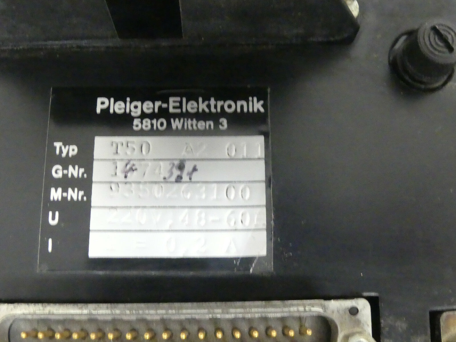 Pleiger-Elektronik T50 A2 011
