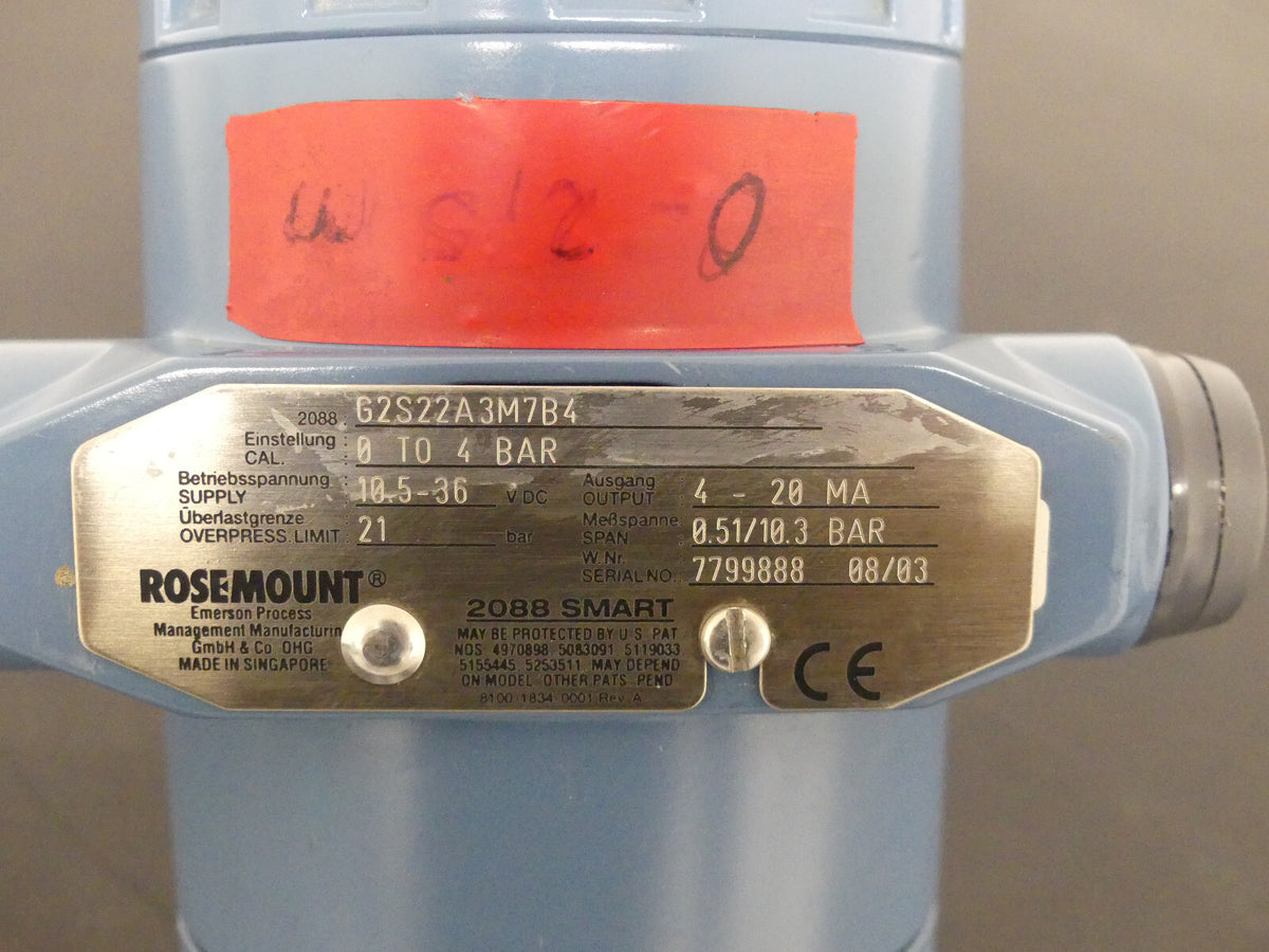 ROSEMOUNT G2S22A3M7BA used s.Bilder