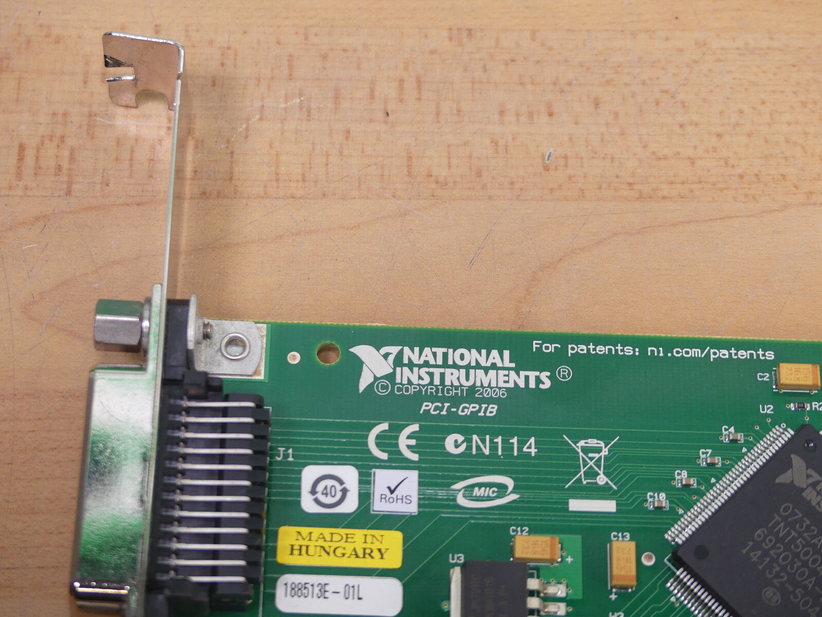 National Instruments N114 PCI GPIB IEEE 488.2 Controller-Karte