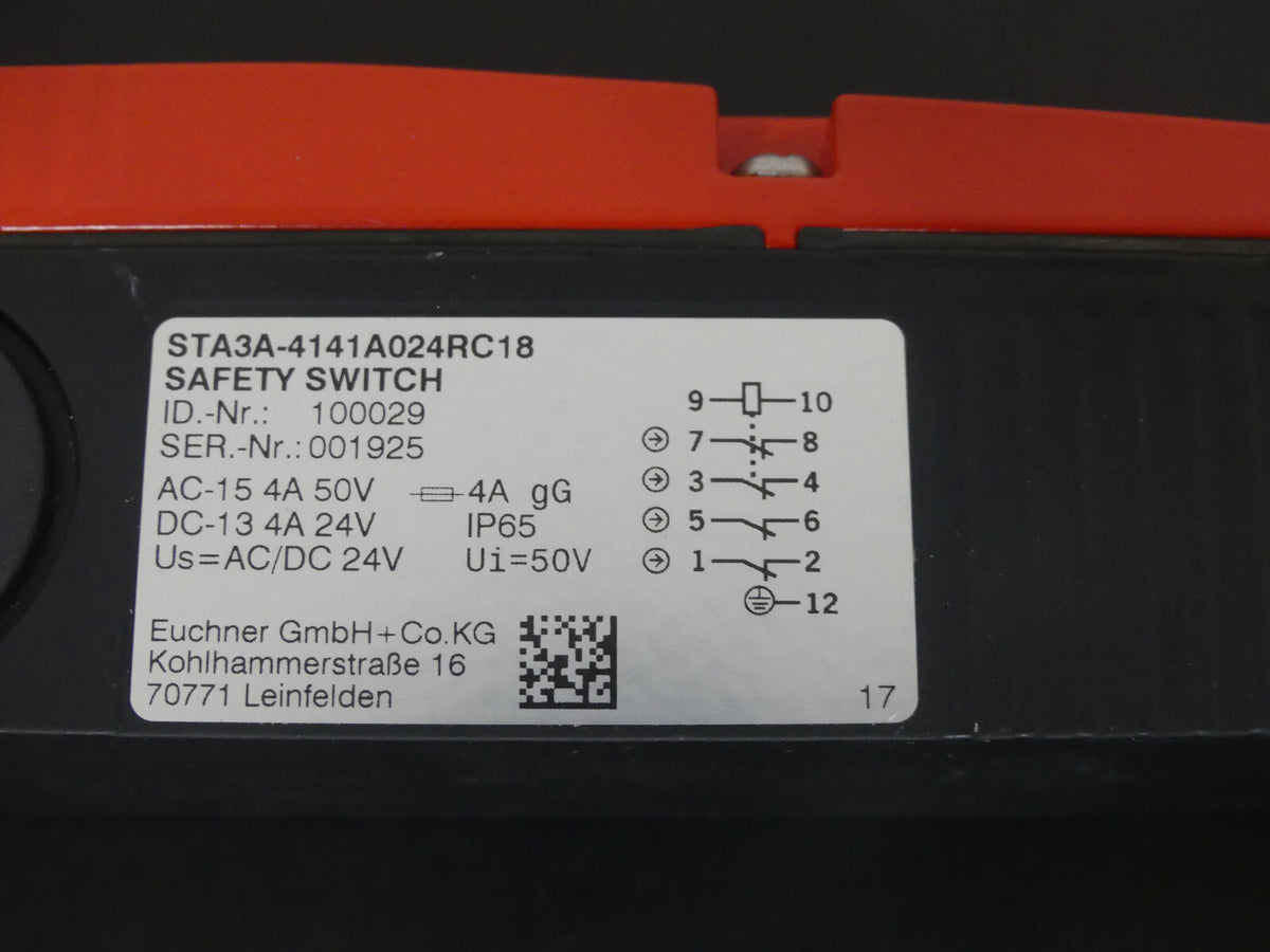 EUCHNER STA3A-4141A024RC18 100029 Sicherheitsschalter