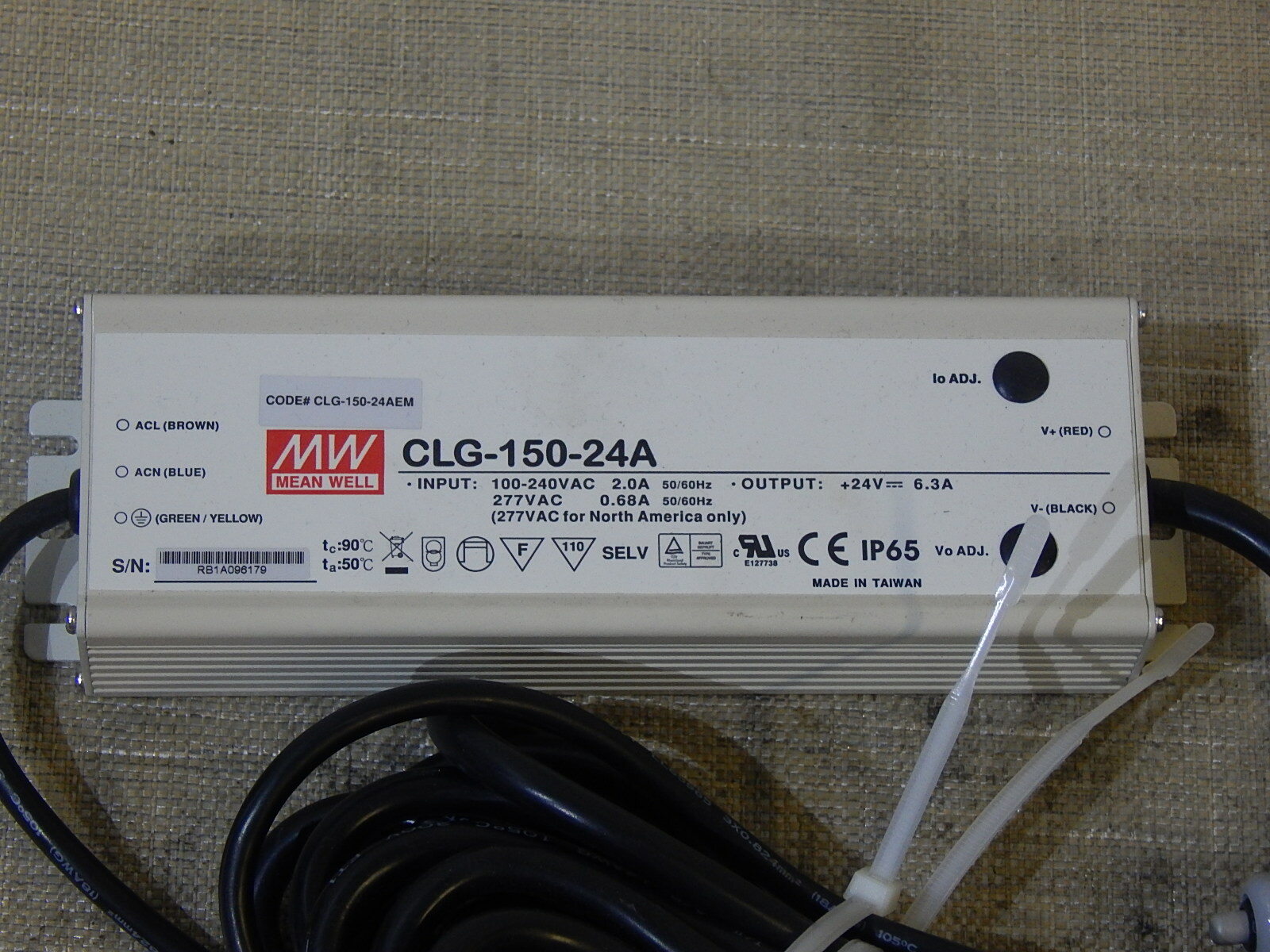 MW Mean Well  LED Trafo  CLG-150-24A 