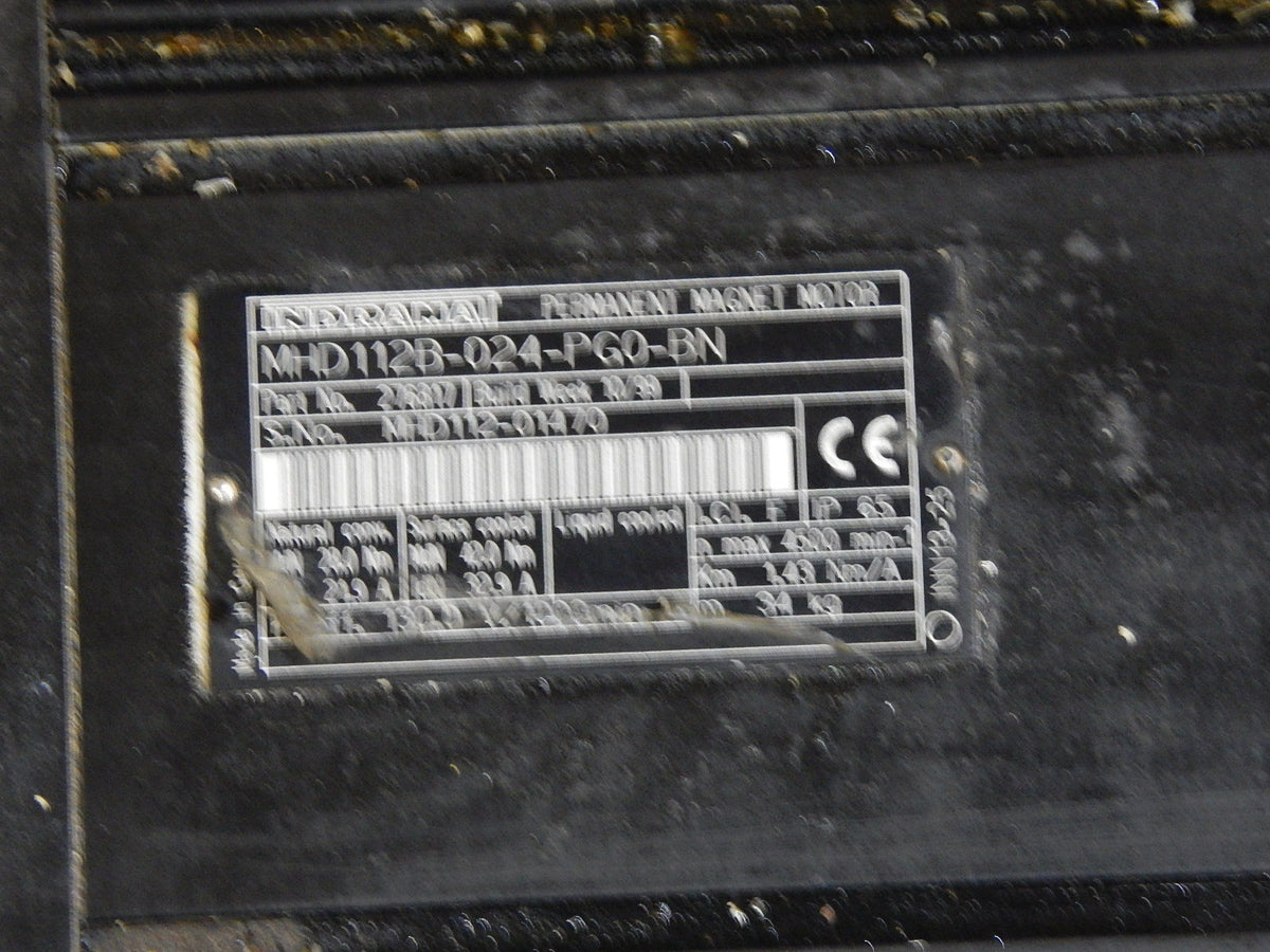 Indramat  Permanent Magnet Motor  MHD112B-024-PG0-BN Used