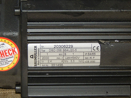 BAUMÜLLER   DSD 056 S64U20-5 Top Zustand 