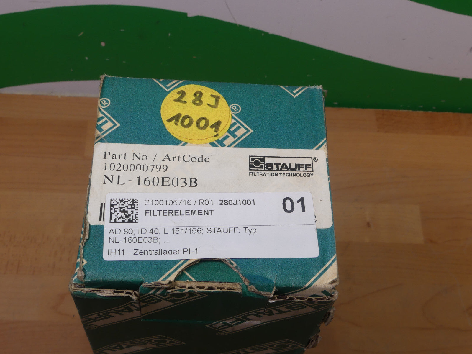STAUFF FILTERELEMENT  NL-160E03B