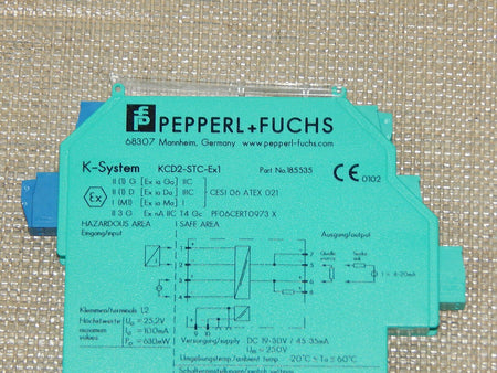 Pepperl+Fuchs Proz. Transmitterspeisegerät KCD2-STC-Ex1  Trennverstärker Top 