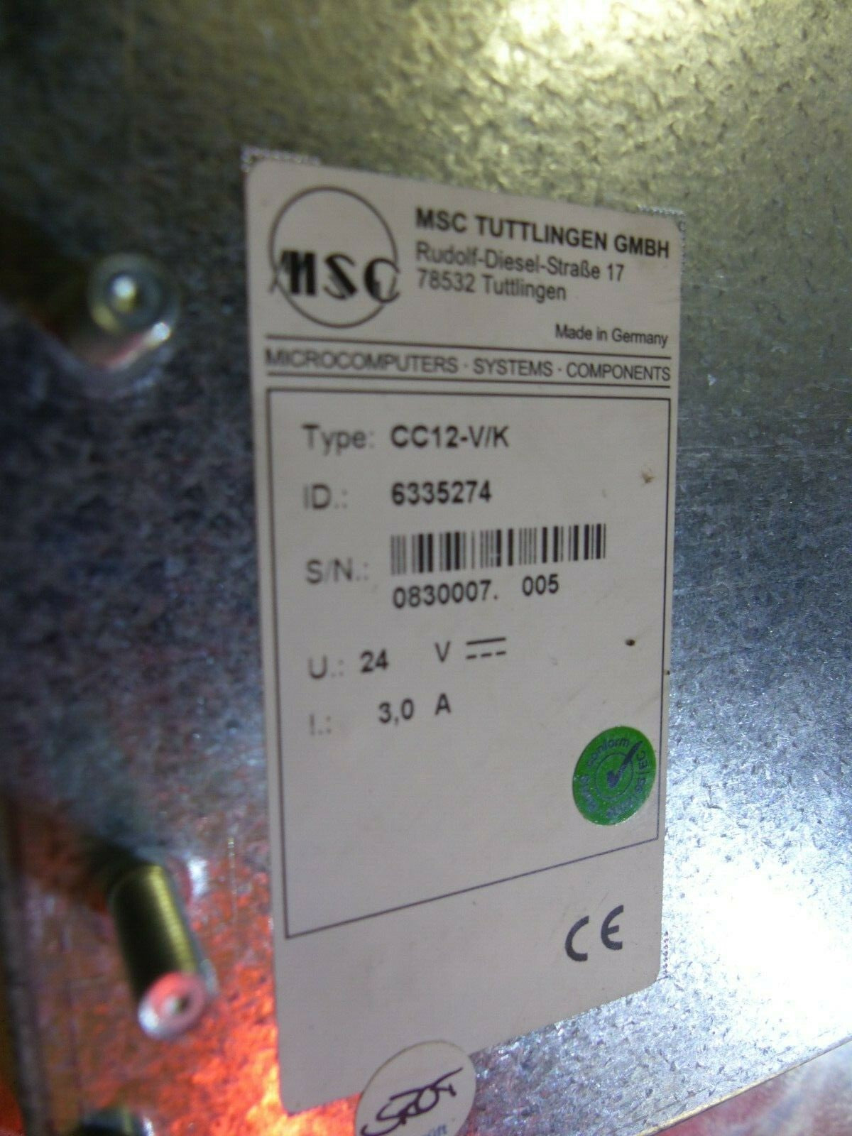 MSC CC12-V/K