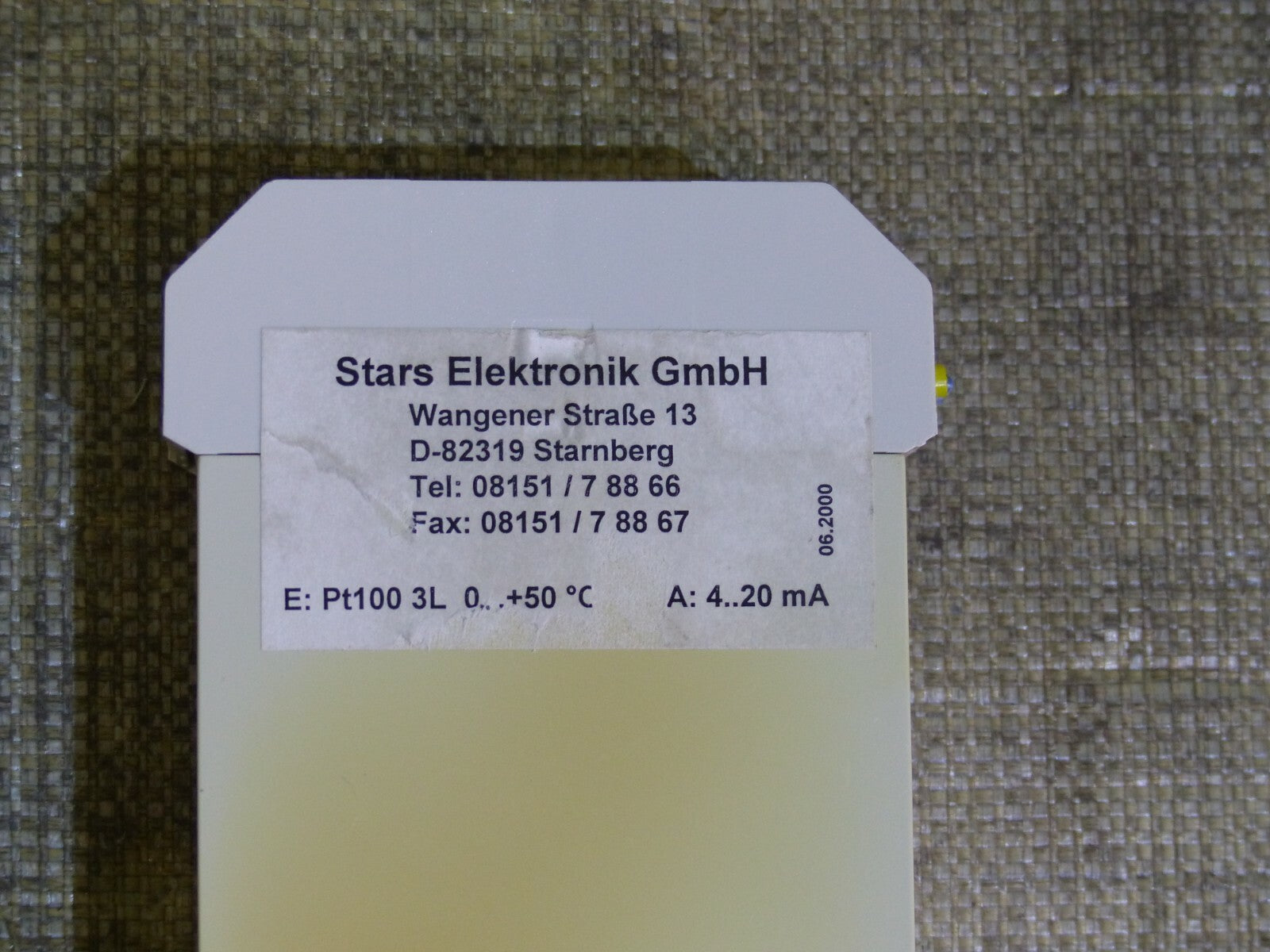 Stars Elektronik Pt100 3L 