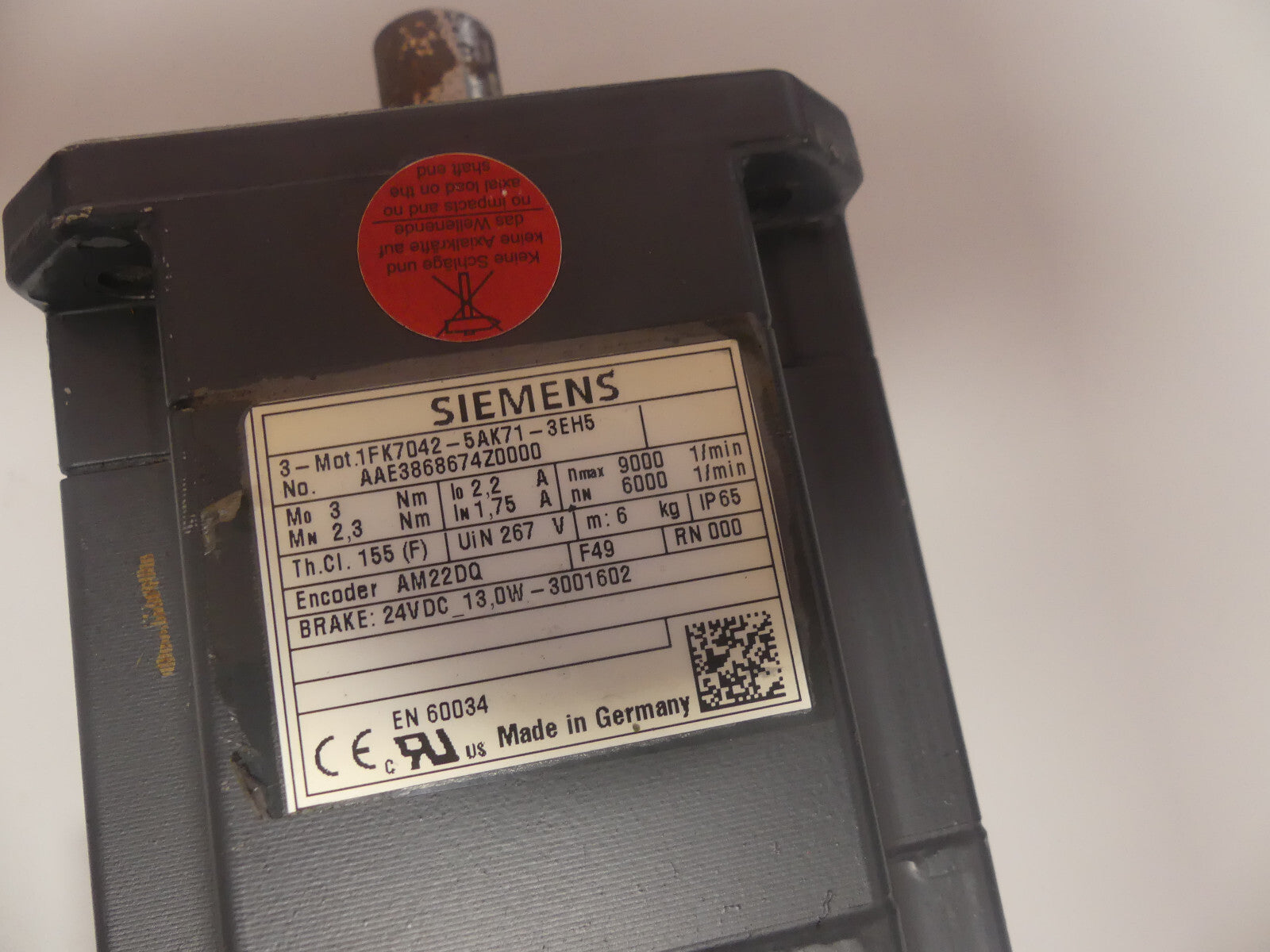 Siemens 1FK7042-5AK71-3EH5