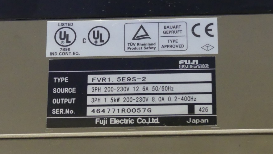 Fuji Electric FVR1.5E9S-2