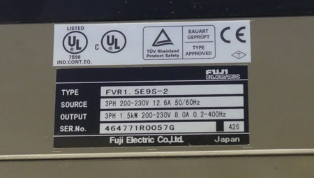 Fuji Electric FVR1.5E9S-2
