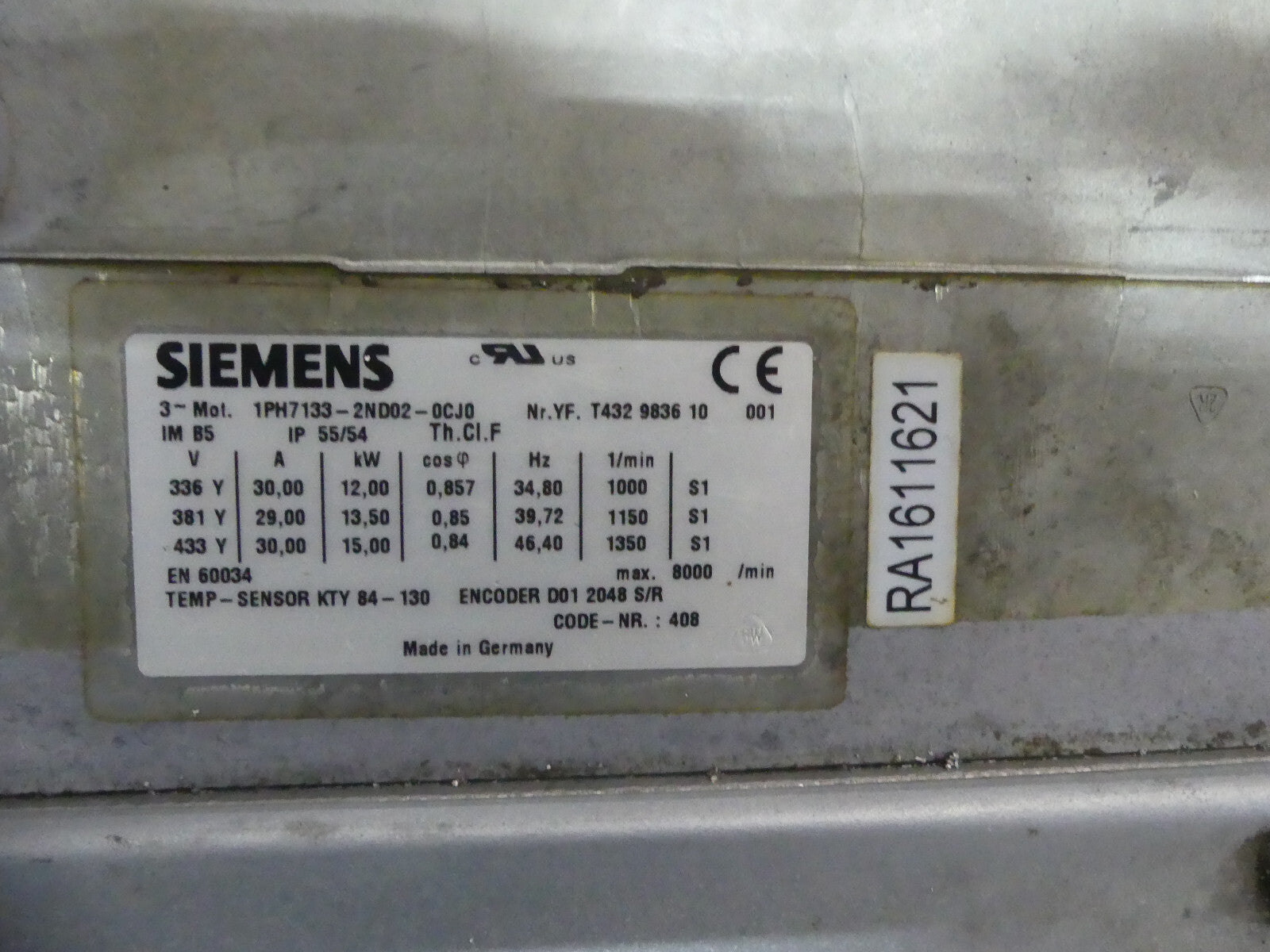 SIEMENS 1PH7133-2ND02-0CJ0