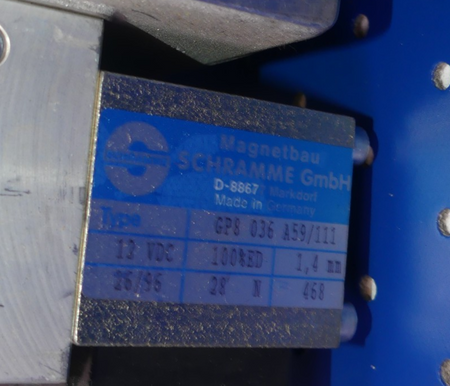 BERINGER HYDRAULIK LRV350A-320/380-16/41 SCHRAMME GP8036 A59/111
