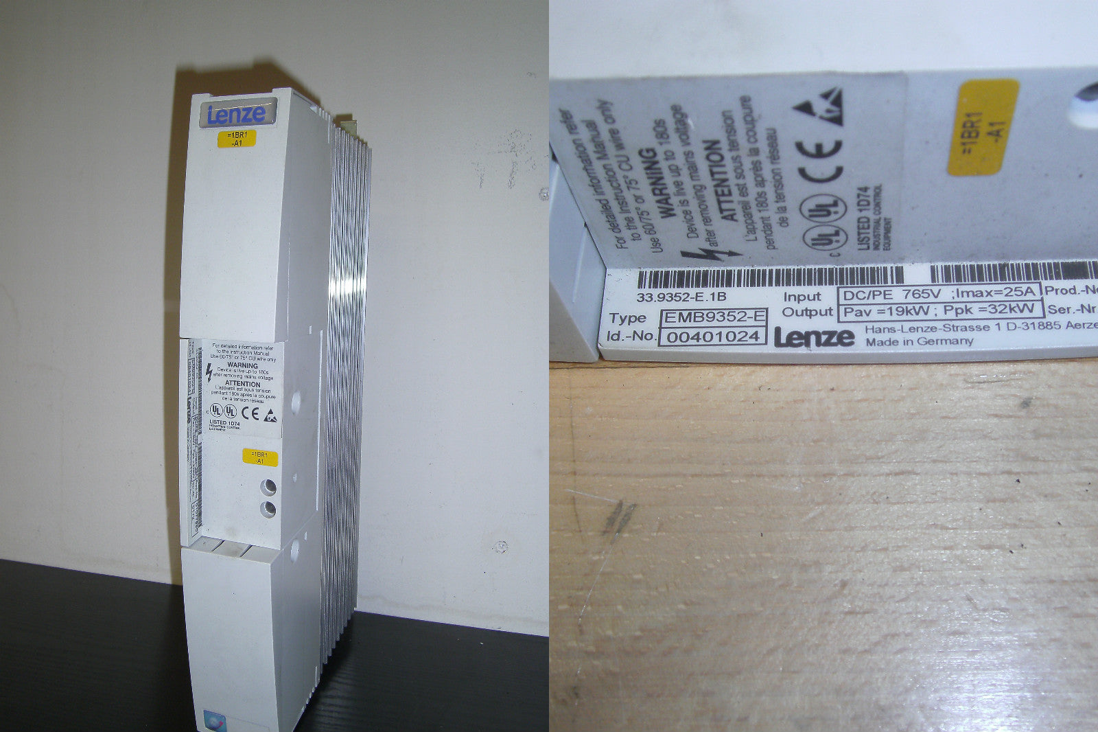 Lenze Bremsmodul EMB9352-E   00401024 geb