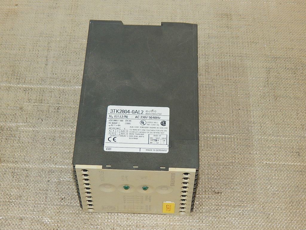 Siemens Schützsicherheitskombination 3TK2804-0AL2 used