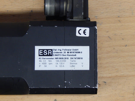 ESR Pollmeier GmbH Servomotor SBL3-0200 MR6939.2910  Used