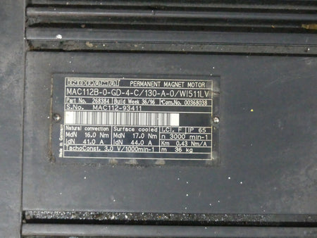 INDRAMAT MAC112B-0-GD-4-C/130-A-0/WI511LV