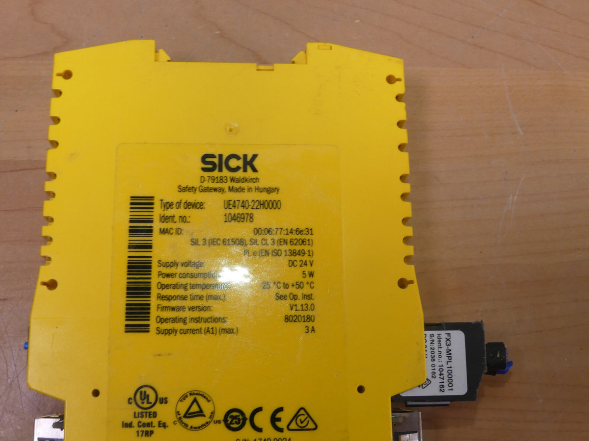 SICK UE4740-22H0000 Sicherheitsrelais Relais 1046978